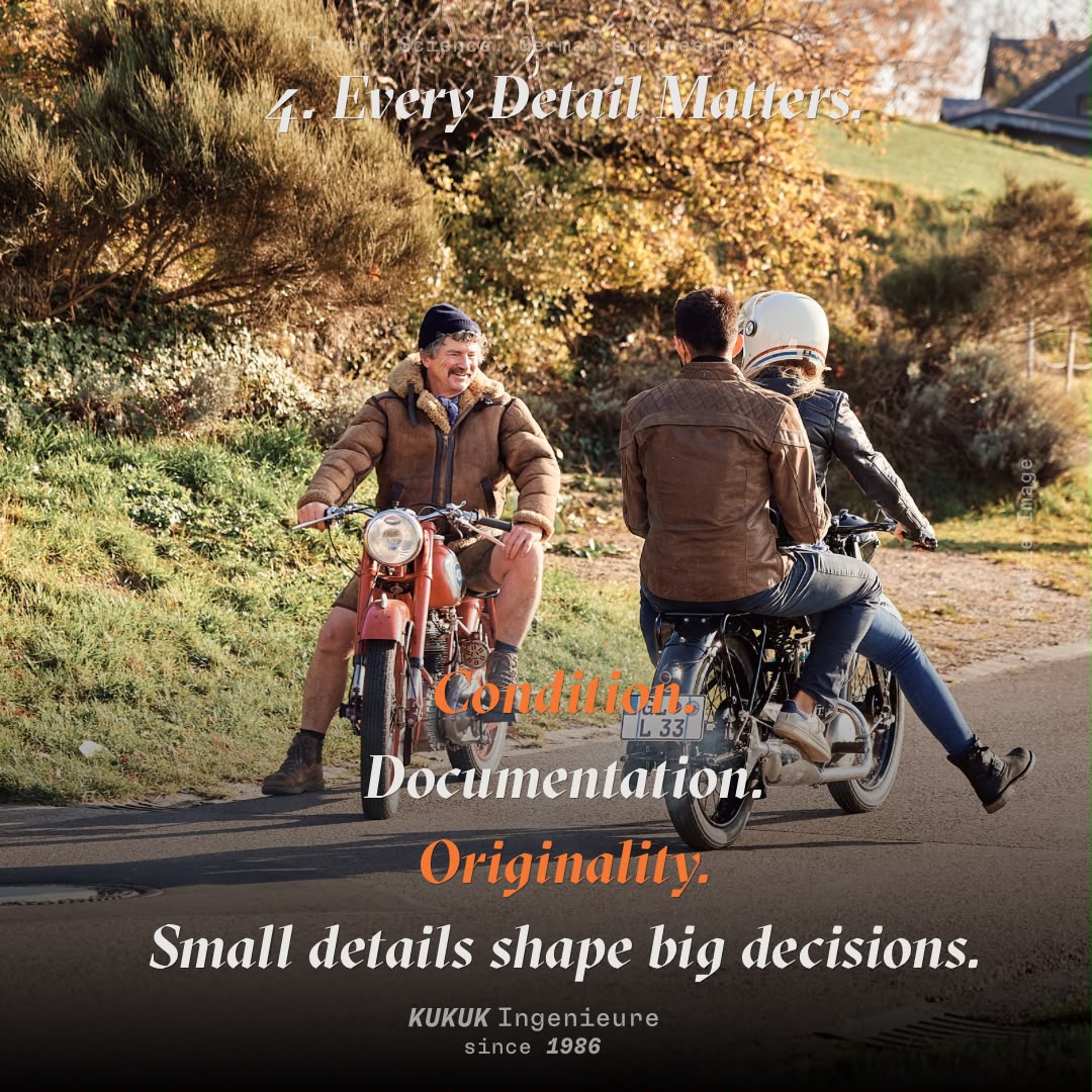 Klaus Kukuk with classic motorcycles and the principle Every Detail Matters