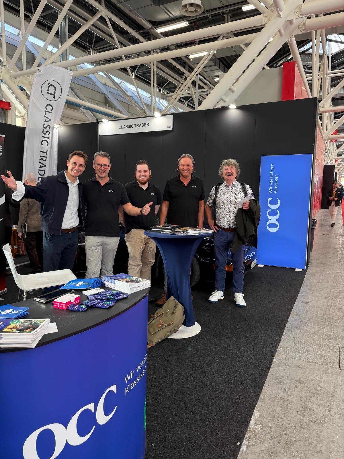 Una foto con OCC presso lo stand di Classic Trader