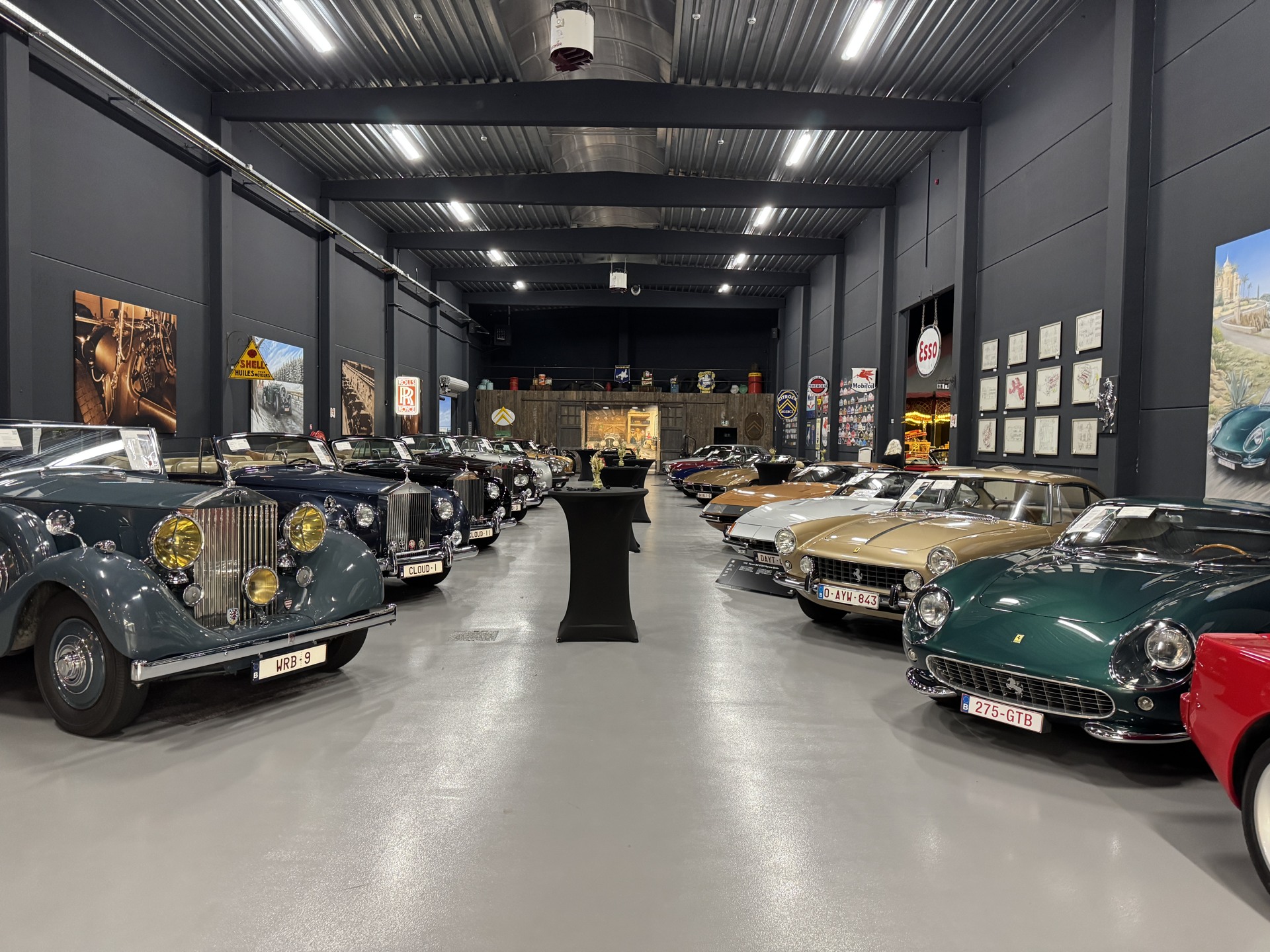 The collection at Cady Cars in Ieper.