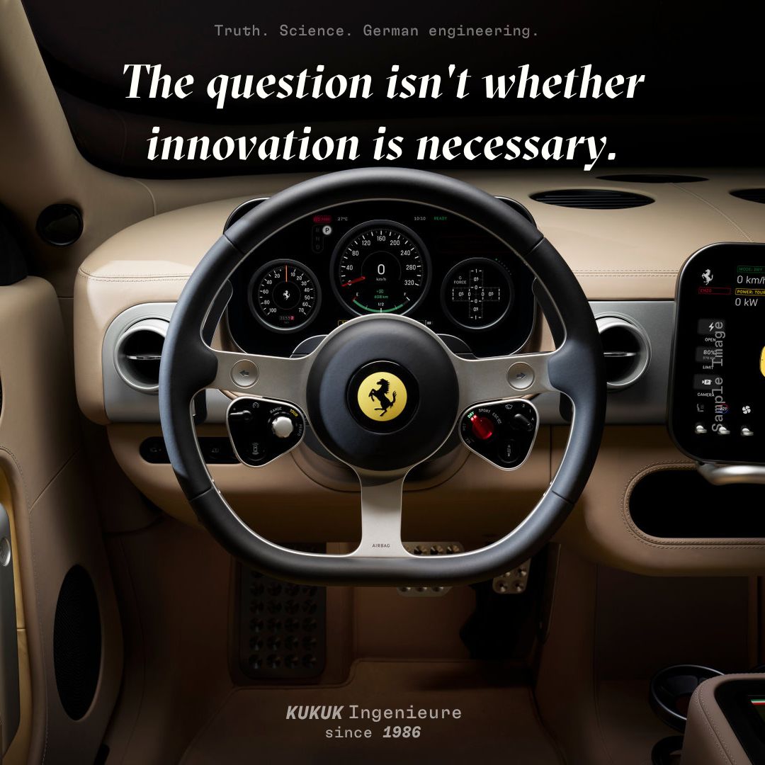 Ferrari Luce Cockpit und Innovationsfrage