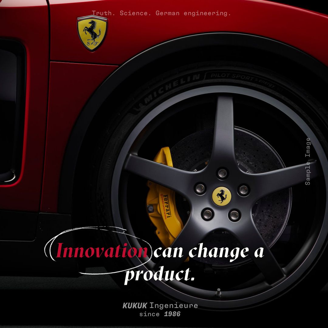Ferrari Luce Detailansicht Rad und Innovation